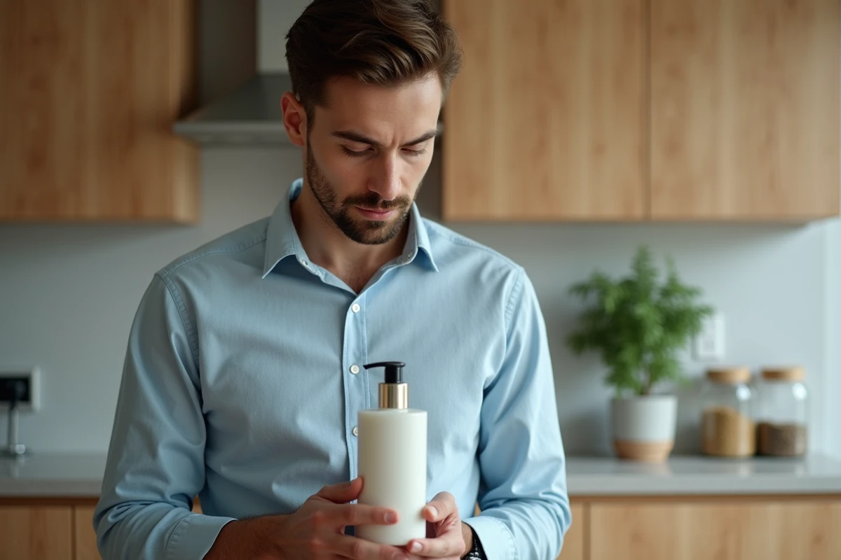 Jeune homme regardant l