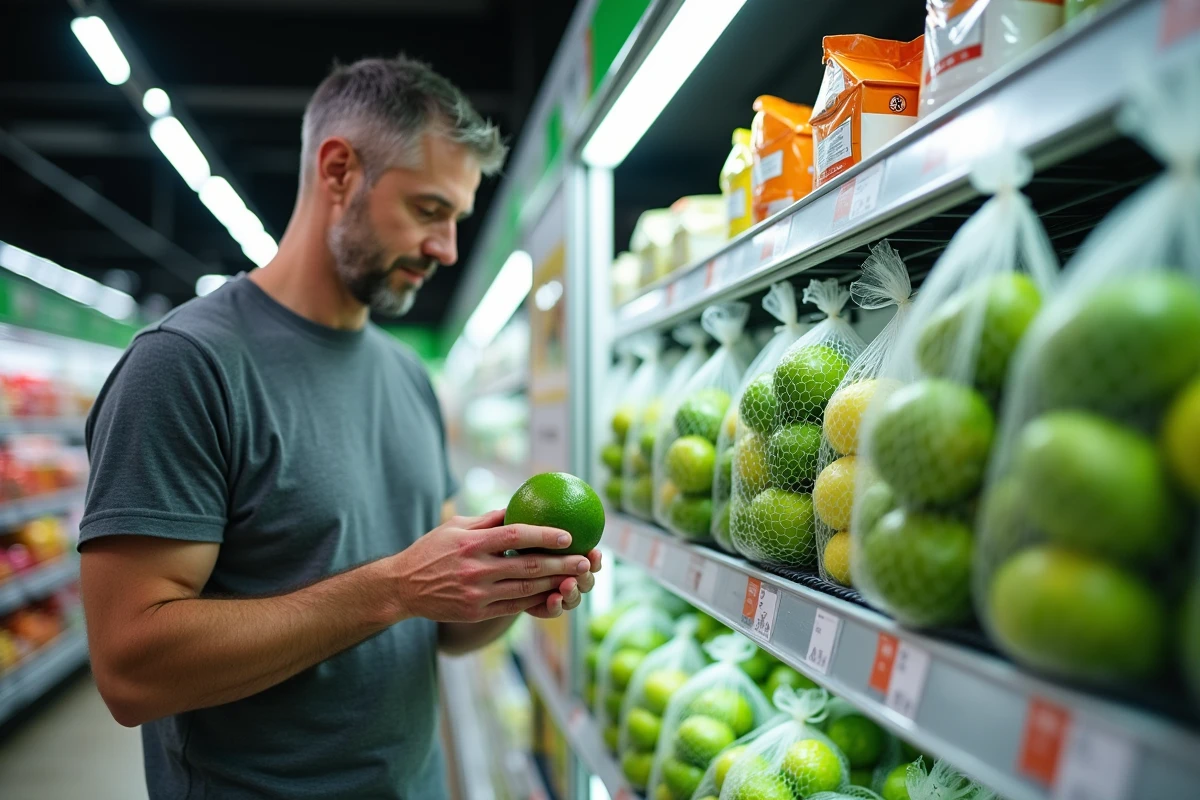Rayon supermarché avec limes Lidl et autres marques grandes surfaces